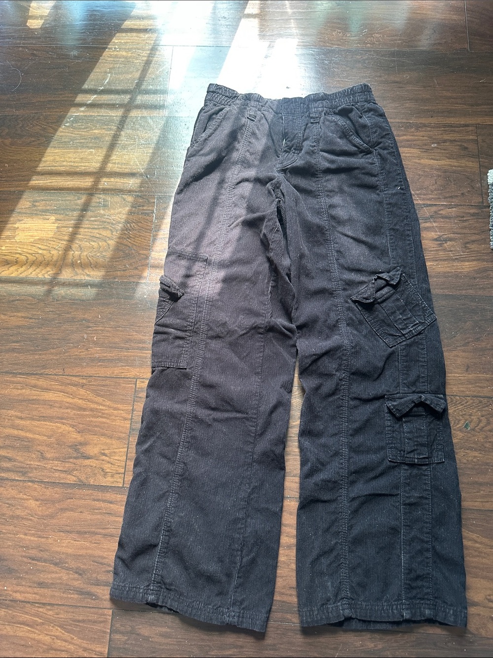 Black Cargo Pants - Casual Utility Style - Picture 1 of 5